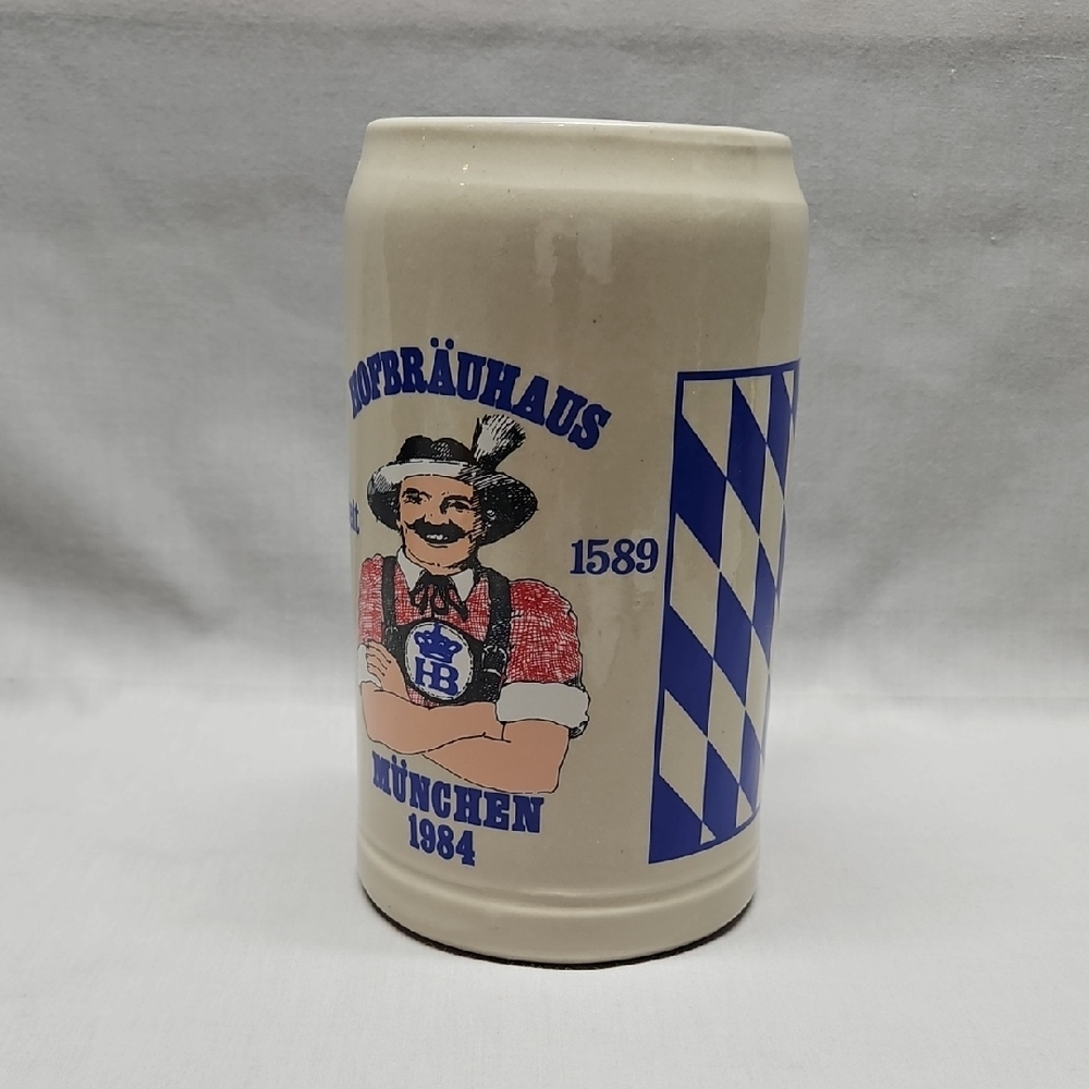 Hofbrauhaus Munchen 1984 Seit 1589 Beer Stein